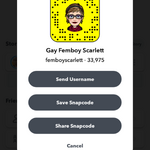 FemboyScarlett - snapchat username